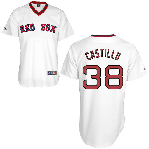 Rusney Castillo #38 mlb Jersey-Boston Red Sox Women's Authentic Home Alumni Association Baseball Jersey